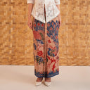 Mahesena - Mandalas Women's Premium Batik Pleated Skirt - Mandalas