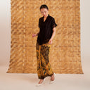 Maheswirya - Mandalas Women's Premium Batik Pleated Skirt - Mandalas
