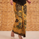 Maheswirya - Mandalas Women's Premium Batik Pleated Skirt - Mandalas