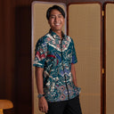 Makajo - Mandalas Kemeja Batik Pria Premium Lengan Pendek - Mandalas