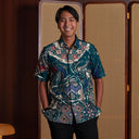 Makajo - Mandalas Kemeja Batik Pria Premium Lengan Pendek - Mandalas