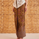 Mamiri - Mandalas Women's Premium Batik Pleated Skirt - Mandalas