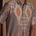 Manabu - Mandalas Kemeja Batik Pria Premium Lengan Pendek - Mandalas