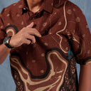 Manahan - Mandalas Kemeja Batik Pria Premium Lengan Pendek - Mandalas