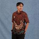 Manahan - Mandalas Kemeja Batik Pria Premium Lengan Pendek - Mandalas