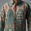 Manajo - Mandalas Kemeja Batik Pria Premium Lengan Panjang - Mandalas