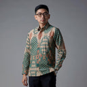 Manajo - Mandalas Kemeja Batik Pria Premium Lengan Panjang - Mandalas