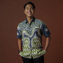 Mantis - Mandalas Kemeja Batik Pria Premium Lengan Pendek - Mandalas