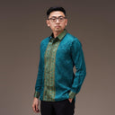 Marakata - Mandalas Kemeja Tenun Pria Songket Handmade Lengan Panjang Premium - Mandalas
