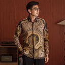 Marning - Mandalas Kemeja Batik Pria Premium Lengan Panjang - Mandalas