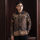 Matedian - Mandalas Kemeja Batik Pria Premium Lengan Panjang - Mandalas