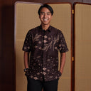 Mavna - Mandalas Kemeja Batik Pria Premium Lengan Pendek - Mandalas