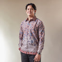 Mayaren - Mandalas Premium Men's Long Sleeve Batik Shirt - Mandalas