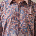 Mayaren - Mandalas Premium Men's Long Sleeve Batik Shirt - Mandalas