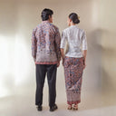Mayaren - Mandalas Sarimbit Couple Set Long Sleeve Shirt and Premium Batik Skirt - Mandalas