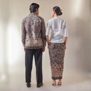Mayatau - Mandalas Set Sarimbit Couple Kemeja Lengan Panjang dan Rok Batik Premium - Mandalas