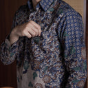 Mayavi - Mandalas Kemeja Batik Pria Premium Lengan Panjang - Mandalas