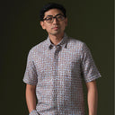 Medha - Mandalas Kemeja Batik Pria Premium Lengan Pendek - Mandalas