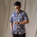 Megablu - Mandalas Kemeja Batik Pria Premium Lengan Pendek - Mandalas