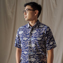 Megablu - Mandalas Kemeja Batik Pria Premium Lengan Pendek - Mandalas