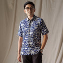 Megablu - Mandalas Kemeja Batik Pria Premium Lengan Pendek - Mandalas