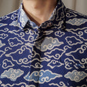 Megablu - Mandalas Kemeja Batik Pria Premium Lengan Pendek - Mandalas