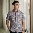 Megahi - Mandalas Kemeja Batik Pria Premium Lengan Pendek - Mandalas