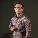 Meikasa - Mandalas Kemeja Batik Pria Premium Lengan Panjang - Mandalas