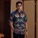 Melatiru - Mandalas Kemeja Batik Pria Premium Lengan Pendek - Mandalas