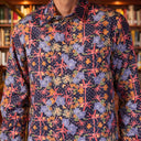 Menemani “Nilakandi” – Mandalas X Yayasan Habibie & Ainun Men’s Premium Long Sleeve Batik Shirt - Mandalas