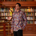 Menemani “Nilakandi” – Mandalas X Yayasan Habibie & Ainun Men’s Premium Long Sleeve Batik Shirt - Mandalas