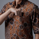 Merakat - Mandalas Kemeja Batik Pria Premium Lengan Pendek - Mandalas