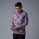 Merekah - Mandalas Kemeja Batik Pria Premium Lengan Panjang - Mandalas