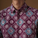Merlo - Mandalas Kemeja Batik Pria Premium Lengan Pendek - Mandalas