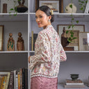Mila Lengan Panjang - Mandalas Atasan Kebaya Wanita Outer Katun Bordir Modern Bunga - Mandalas