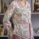 Mila Lengan Panjang - Mandalas Atasan Kebaya Wanita Outer Katun Bordir Modern Bunga - Mandalas