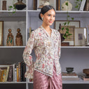 Mila Lengan Panjang - Mandalas Atasan Kebaya Wanita Outer Katun Bordir Modern Bunga - Mandalas