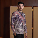 Mivingga - Mandalas Kemeja Batik Pria Premium Lengan Panjang - Mandalas