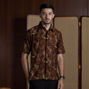 Moona - Mandalas Kemeja Batik Pria Premium Lengan Pendek - Mandalas