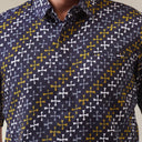 Mottedian - Mandalas Kemeja Batik Pria Premium Lengan Pendek - Mandalas