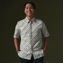 Motteo - Mandalas Kemeja Batik Pria Premium Lengan Pendek - Mandalas