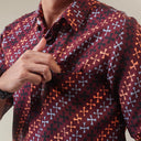 Motteruby - Mandalas Kemeja Batik Pria Premium Lengan Pendek - Mandalas