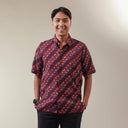 Motteruby - Mandalas Kemeja Batik Pria Premium Lengan Pendek - Mandalas