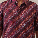 Motteruby - Mandalas Kemeja Batik Pria Premium Lengan Pendek - Mandalas