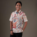 Mularum - Mandalas Kemeja Batik Pria Premium Lengan Pendek - Mandalas