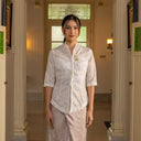 Nadine Lengan Panjang - Mandalas Atasan Kebaya Wanita Outer Tencel Jacquard Bordir Modern - Mandalas