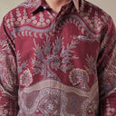 Nagadara - Mandalas Premium Men's Long Sleeve Batik Shirt - Mandalas