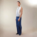 Naila Sleeveless - Mandalas Women's Floral Embroidered Encim Kebaya Blouse - Mandalas