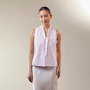 Naila Sleeveless - Mandalas Women's Floral Embroidered Encim Kebaya Blouse - Mandalas