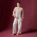 Namira Blush Long Sleeve - Mandalas Women’s Modern Kebaya Top - Mandalas